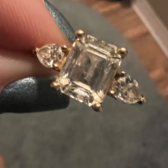 COPY - Charles & Colvard Emerald Forever One Moissanite
Engagement Ring - Picture 4 of 9